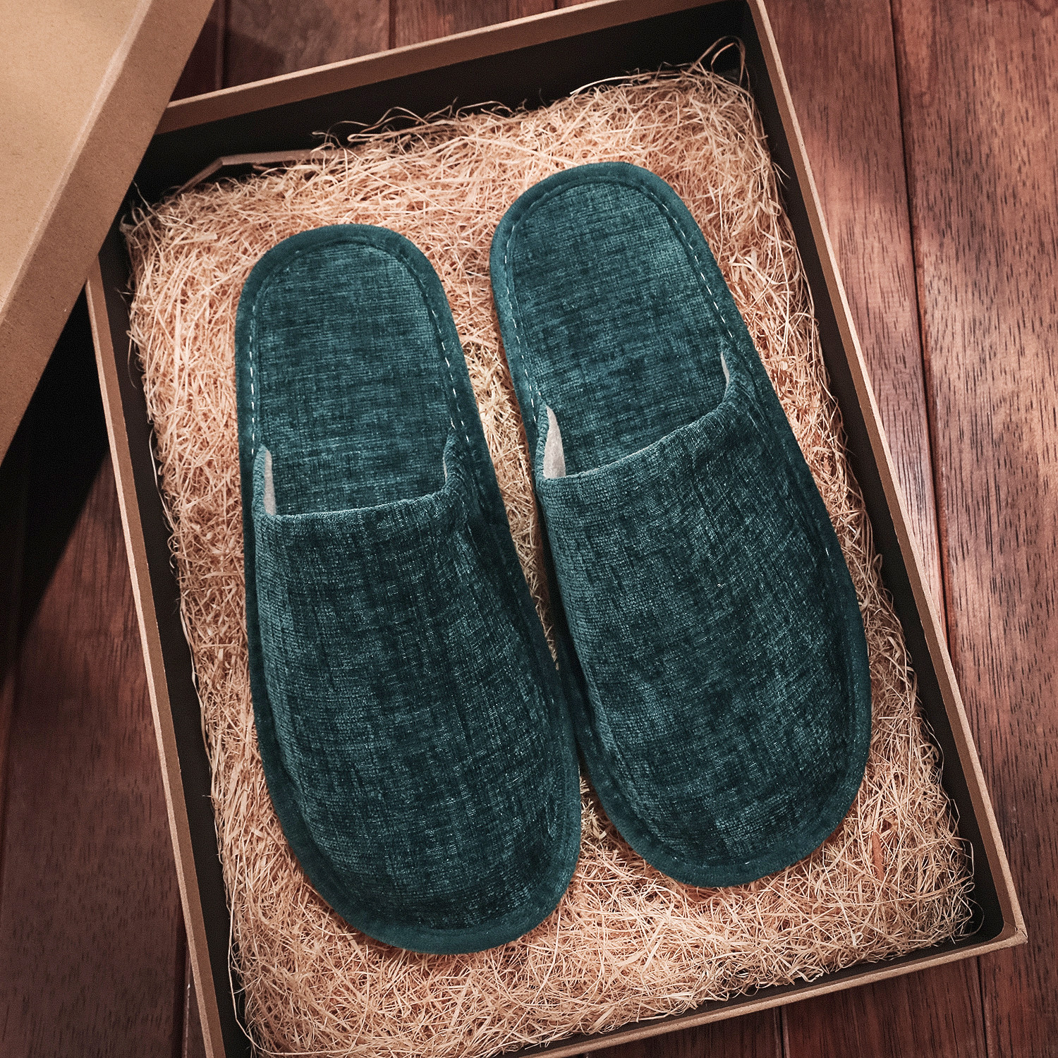 韩版春秋季布艺棉拖鞋男女四季情侣居家室内防滑牛筋软底家居包头