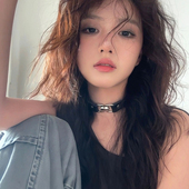 个性 朋克黑色环扣皮革项圈暗黑系甜酷辣妹choker项链潮酷Y2K颈圈