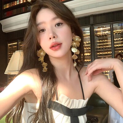 小众欧美长款流苏高级感耳饰夸张