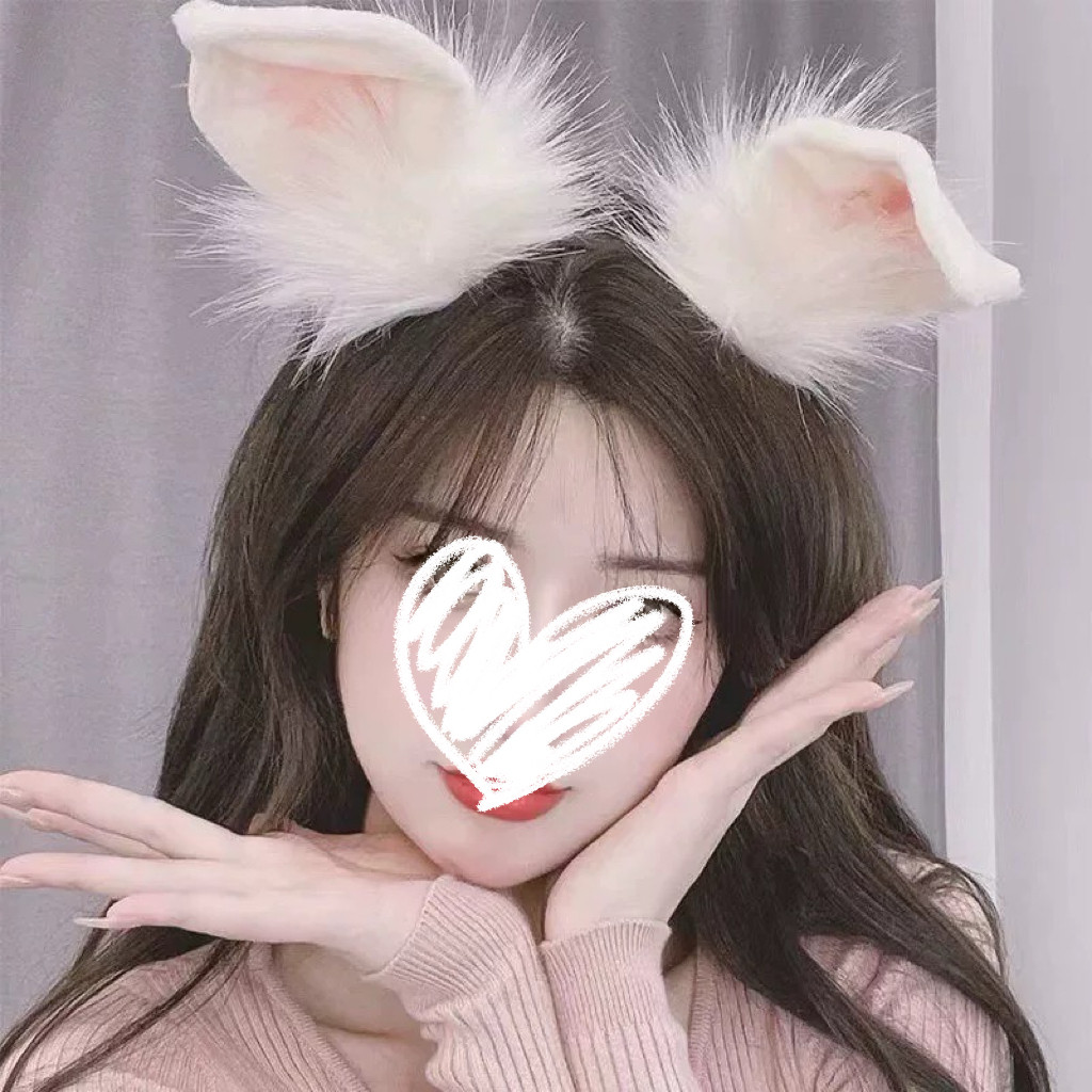 毛茸茸兔子耳朵发箍女发夹发卡发饰头饰仿真兽耳猫狗搞怪圣诞节