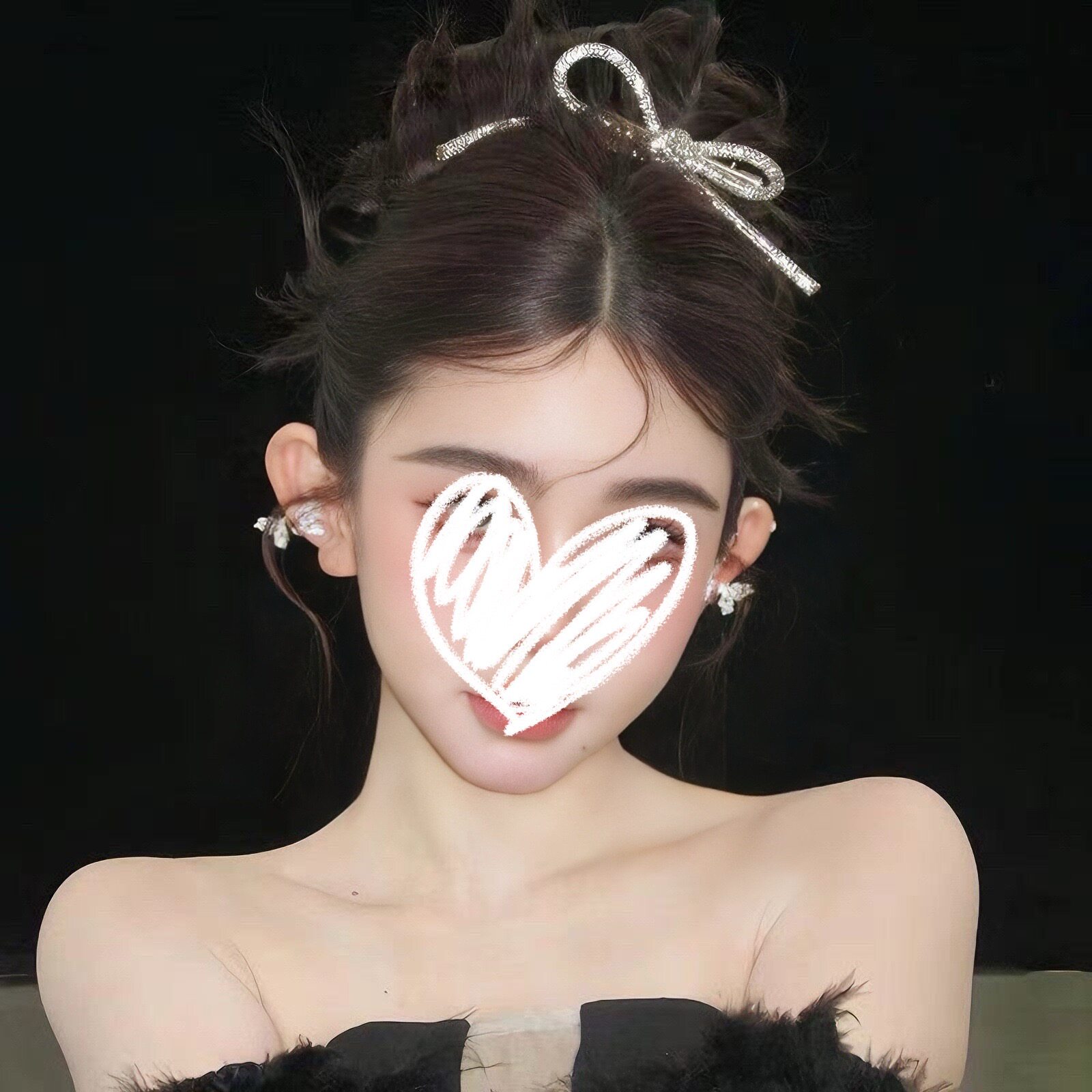 超仙新娘水钻蝴蝶结发夹订婚结婚发饰高级感盘发时尚婚纱跟妆头饰