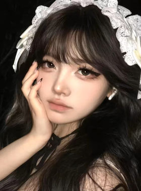 日系软妹蕾丝蝴蝶结发带法式复古lolita甜美百搭女仆头饰lo娘发饰