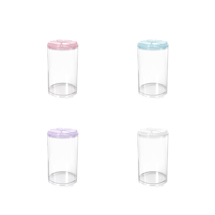 Space capsule太空舱叠叠盲盒摆件Q萌豆粒粒收纳防尘透明娃展示盒