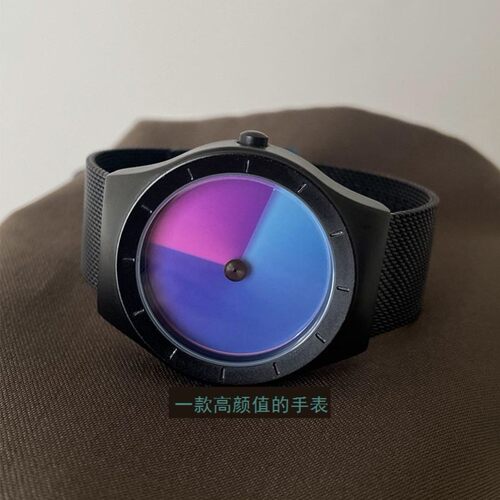 《变色的那一瞬间，我的小脑萎缩了》手表中性风个性时髦简约ins