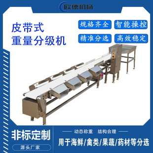 白條使用稱重分選機皮帶秤白條雞分選機全雞全鴨重量分級機