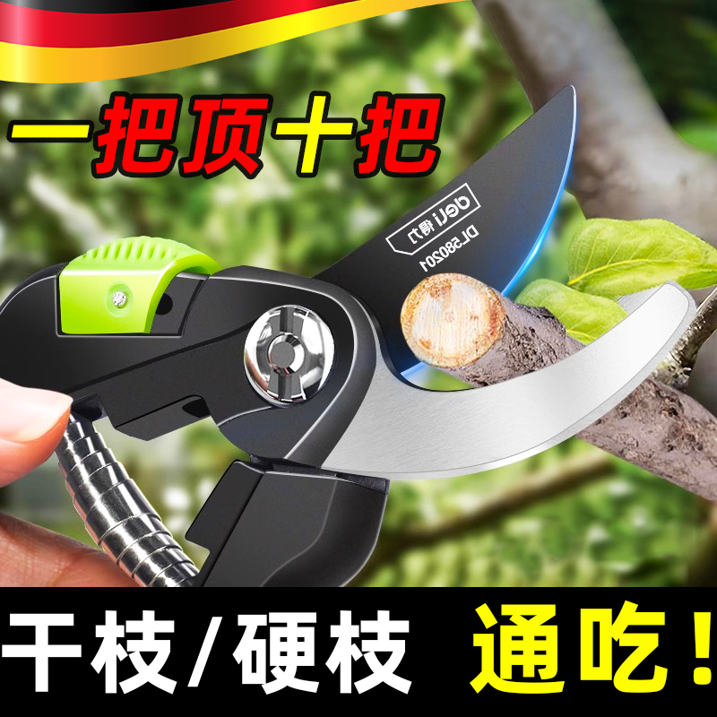 德国剪枝剪刀高硬度园艺修剪树枝