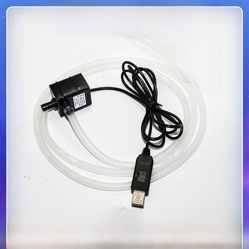 5V水泵USB小型鱼缸静音无刷抽水机迷你潜水循环冷却微植物水培12v