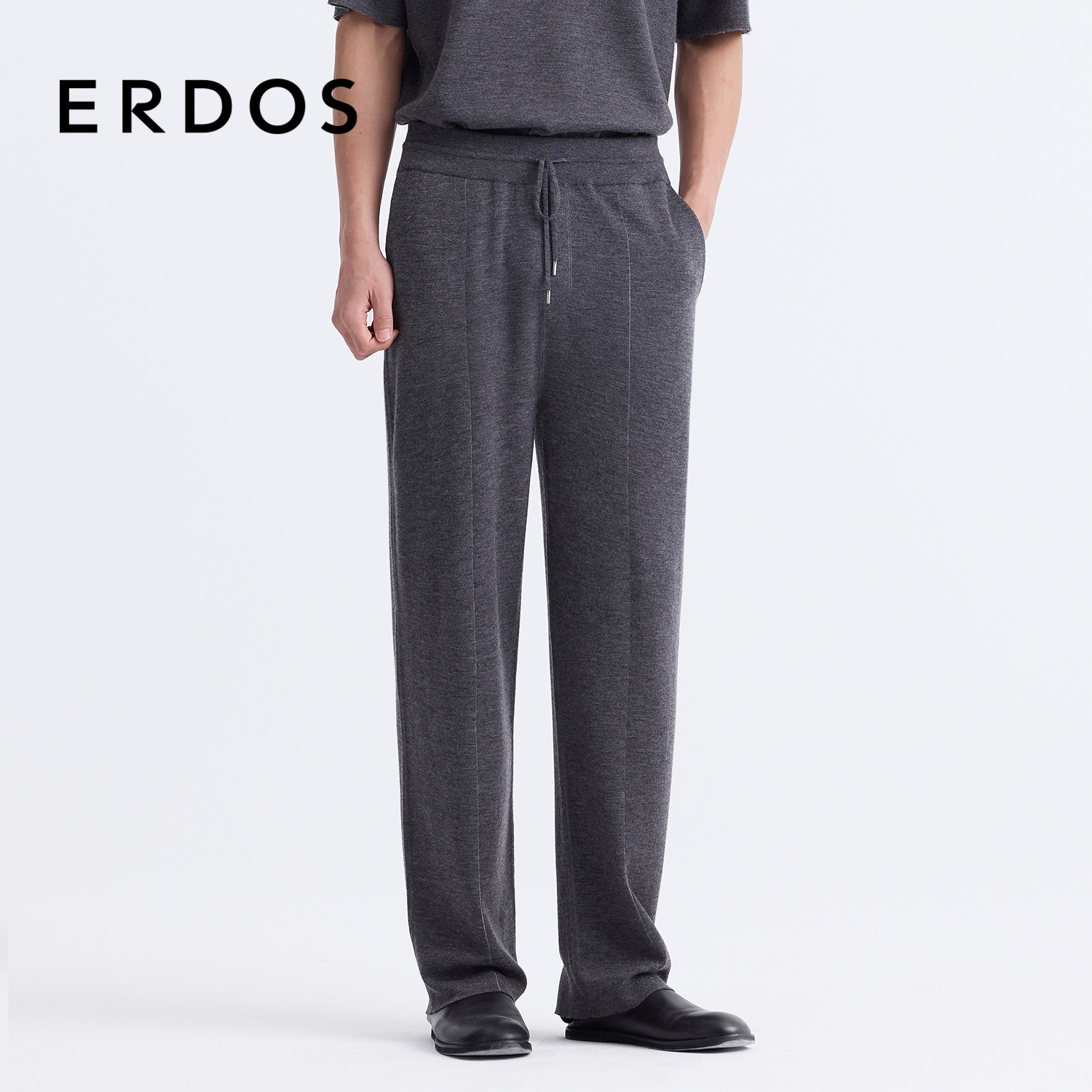 ERDOS男装精纺羊绒直筒裤