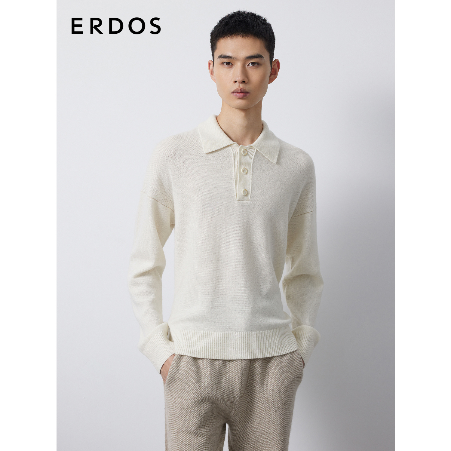 宽松版型厚款羊绒衫Erdos