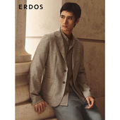 单排扣外套绵羊毛 春夏男西装 ERDOS都市轻装 系列单车西装