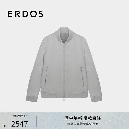 双拉链款飞行员夹克外套