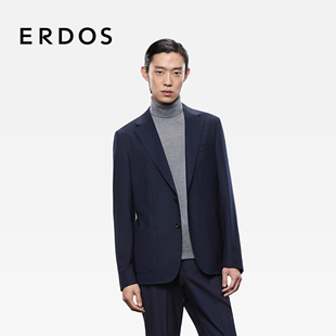 微修身 ERDOS 合身版 羊毛混纺西服25年秋冬新品 剪裁商务外套 男装