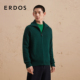 男装 羊绒衫 秋冬高领厚款 ERDOS 微落肩宽松开衫 保暖百搭