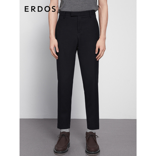 男装 简约男裤 长裤 商务通勤休闲百搭直筒裤 秋冬款 ERDOS