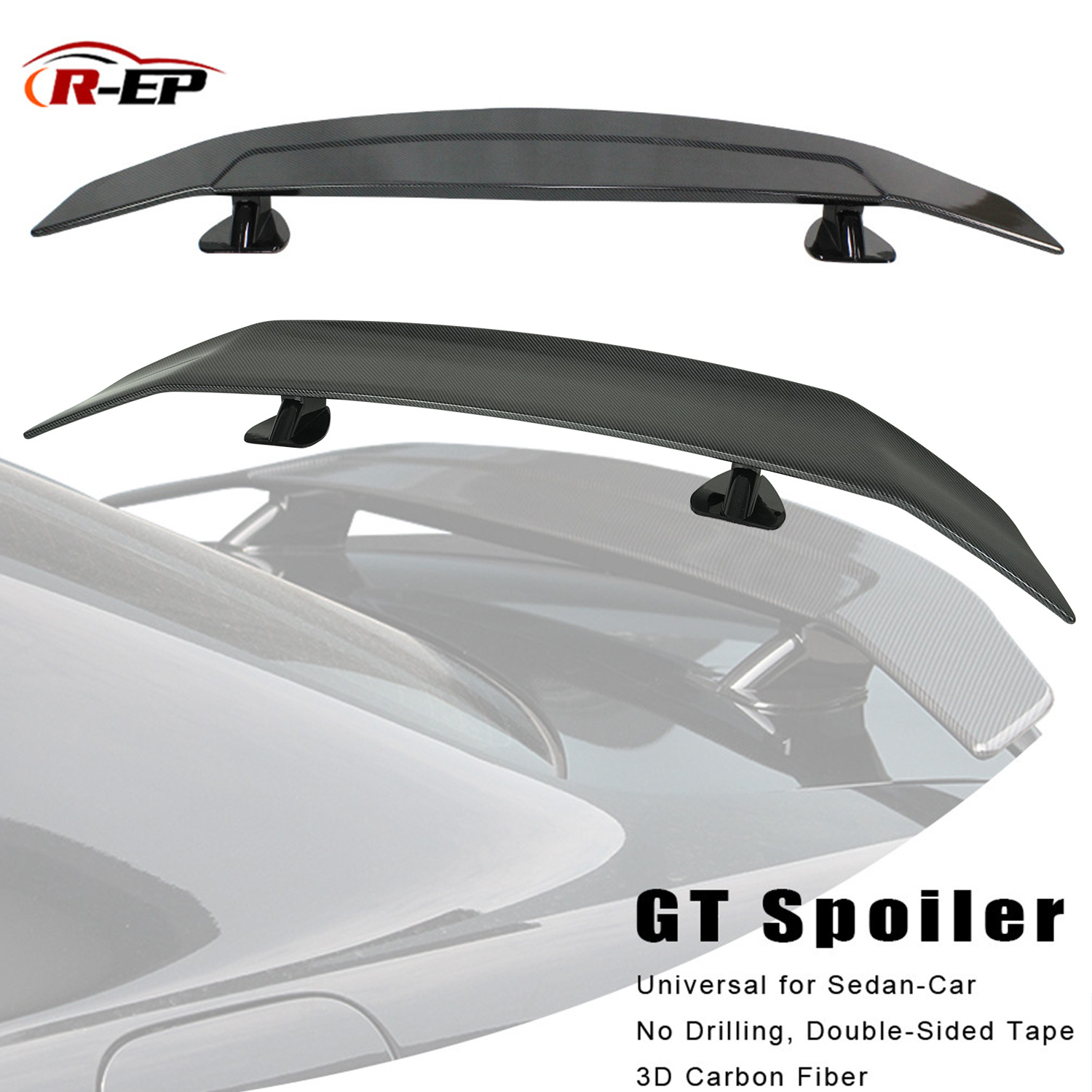 汽车改装通用尾翼三厢车扰流板定