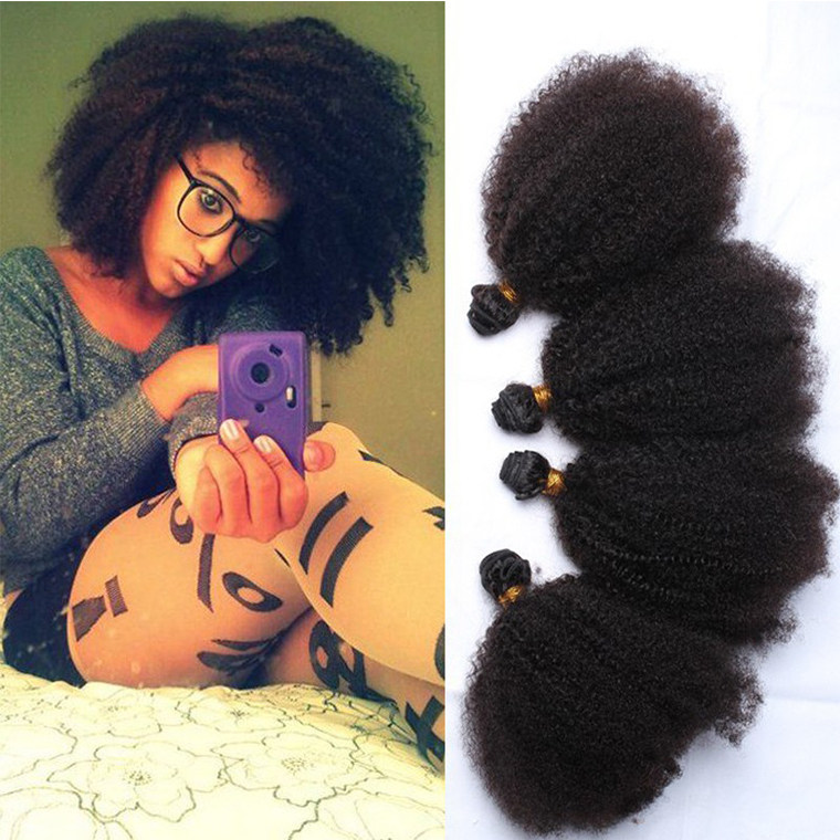 malaysian 100% virgin human hair afro kinky curly wave爆炸