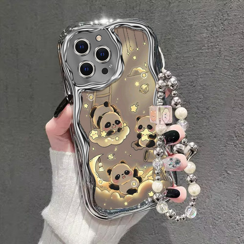 苹果系列星星小熊带手链手机壳