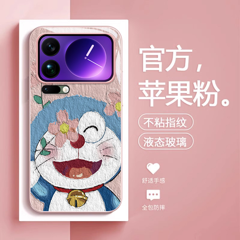 适用小米17系列叮当猫可爱手机壳