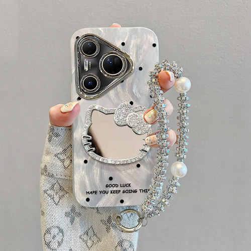 适用华为P80/70/60猫咪手机壳