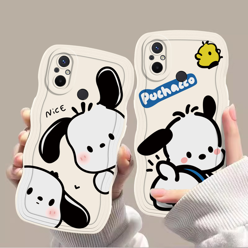 适用红米12c手机壳帕恰狗大波浪Redmi 12c硅胶磨砂防摔卡通可爱女网红镜头全包新款潮