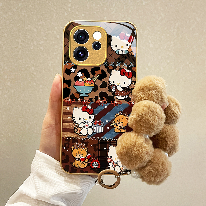 适用OPPORENO15系列KT玻璃手机壳