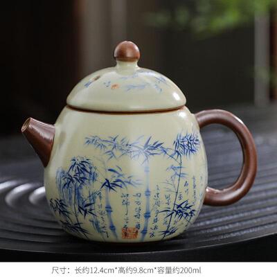 具珐茶琅彩小CBTC-CH-壶单壶高档万花茶壶单个功夫茶家用茶陶瓷泡