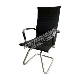 皮质办公电椅网椅弓形培训洽谈HZ 6003椅弓形背靠脑议培训会椅子