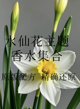蓝色水仙花味香水香氛调香平替