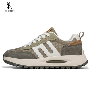 皮面舒适休闲百搭运动鞋 2025年新款 四季 LOUISPRO轻便软底运动鞋