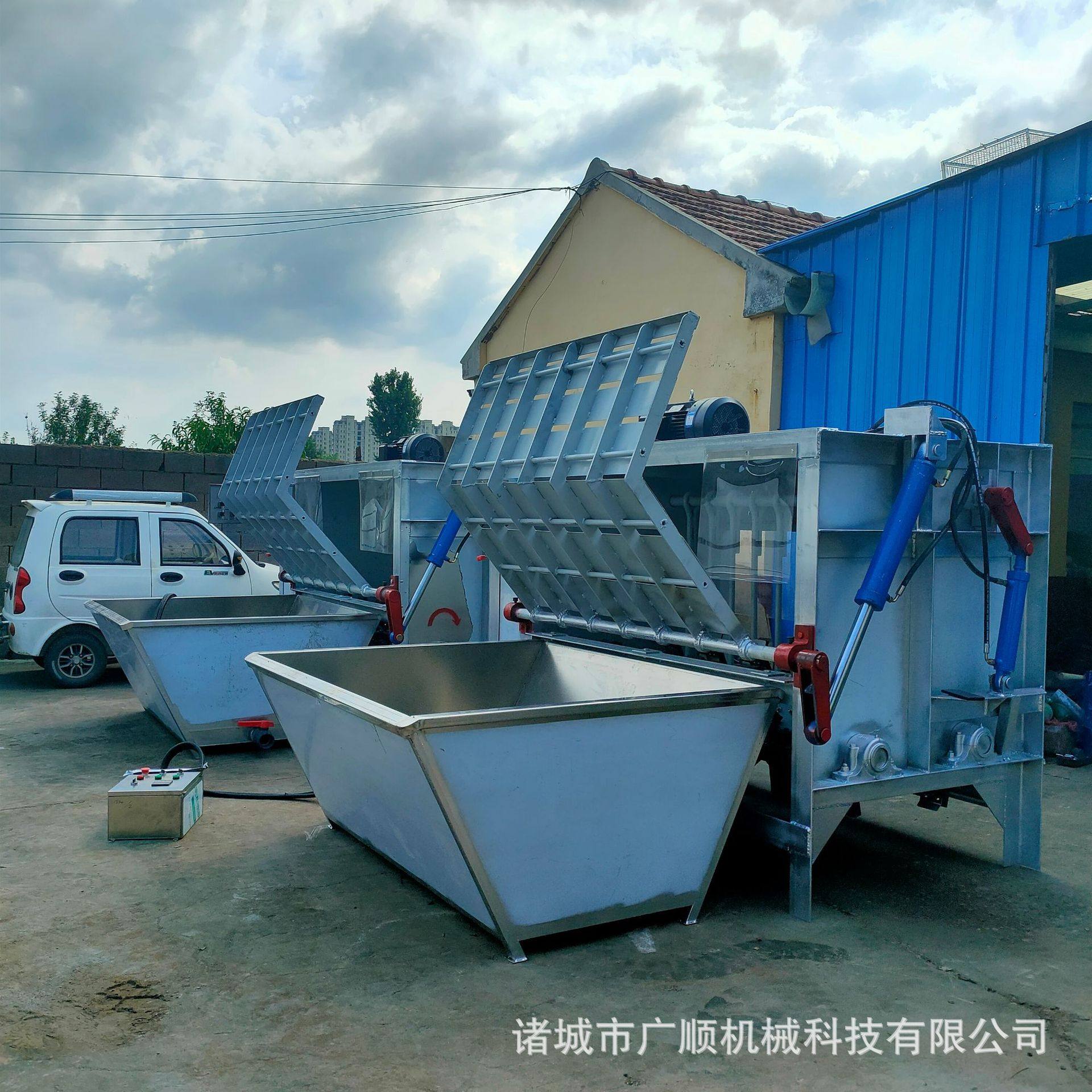 gs-zpmj1整猪脱毛机双液压捞耙刨毛机 不锈猪钢脱机生产厂毛家