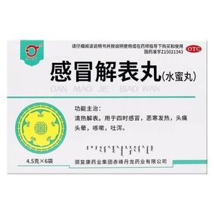 丹龙 感冒解表丸 4.5g*6袋/盒【效期至2027年12月31日】L