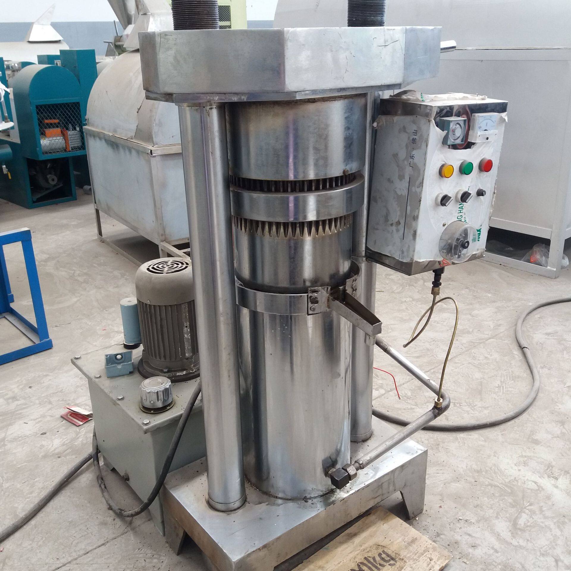 260型液压香油榨油机 单相电小型带壳铁核桃榨油机 核桃仁榨油机