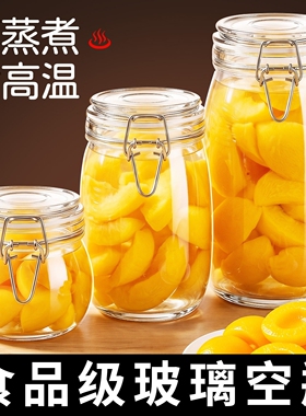 玻璃密封罐子储物瓶泡菜腌菜茶叶白糖蜂蜜专用空收纳盒泡酒空瓶子