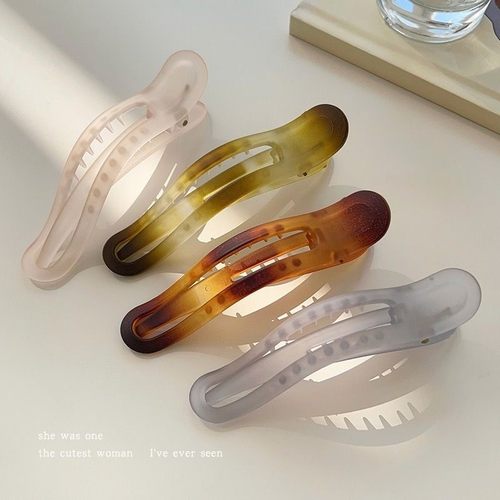 法式慵懒风盘发抓夹女韩国大号洗澡压发夹鸭嘴夹后脑勺碎发夹发饰