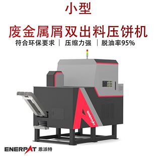 小型废金属屑双出料压饼机 全自动铁屑压饼机 性能卓越成本低