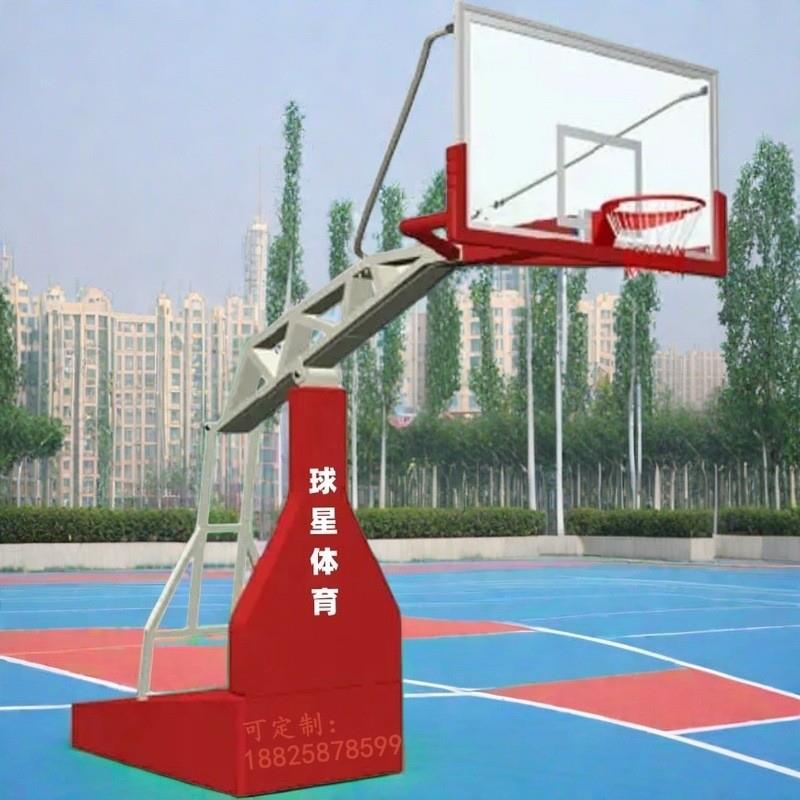 标准移动地埋式篮球架巴彦淖尔标准篮球架球星室内户外篮球架厂家