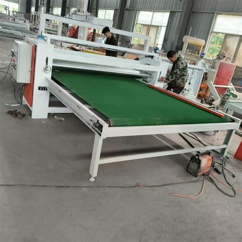 定制硅胶枕头海绵涂胶机 百洁布过胶复合机 2M大床垫白乳胶滚胶机