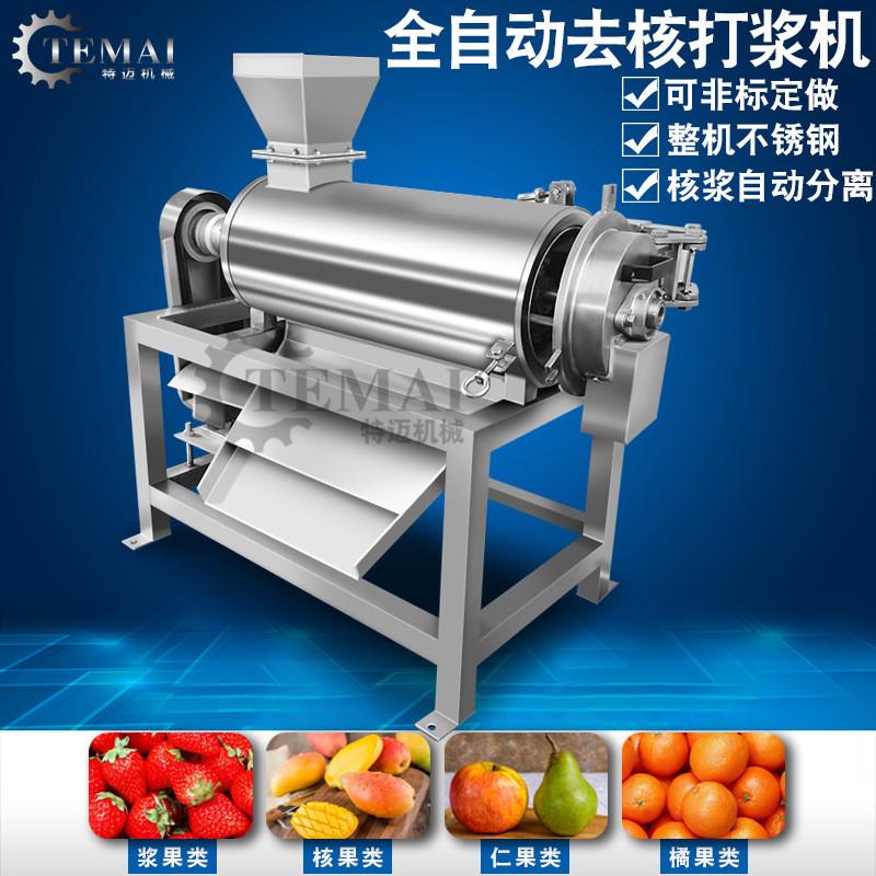 厂家现货红枣去核机 全自动豆沙馅打浆机 商用水果去核打浆设备