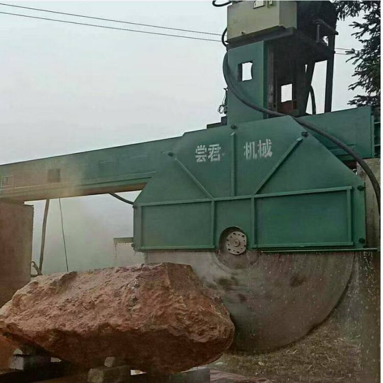 全自动QJ-2200龙门锯石机 全套 圆盘切割机 数控机床 尝君机械