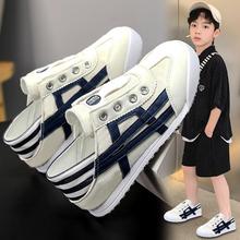 男童鞋帆布鞋夏季2025新款儿童运动小白板鞋男孩学生百搭休闲透气
