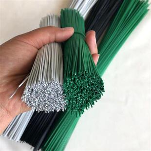 包塑铁丝葡萄扎丝地暖绑线园林绑线细铁丝塑料捆扎丝铁芯包胶扎带