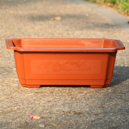 长方形塑料花盆长条花卉庭院地面桌面阳台种菜多肉古典园艺盆景盆