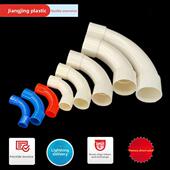 32弯头90度阻燃直角弯头 Pvc内嵌红蓝白三色机械月型弯头16