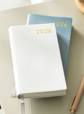 2026年日程本a6周计划本weeks笔记本本子小号随身便携时间管理自律打卡记事本工作学习效率手册定制可印logo