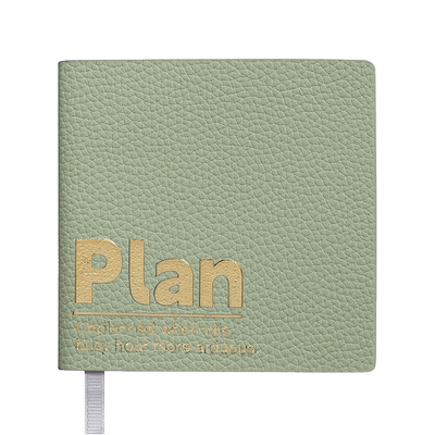 荔枝纹pu材质便携计划本口袋学习