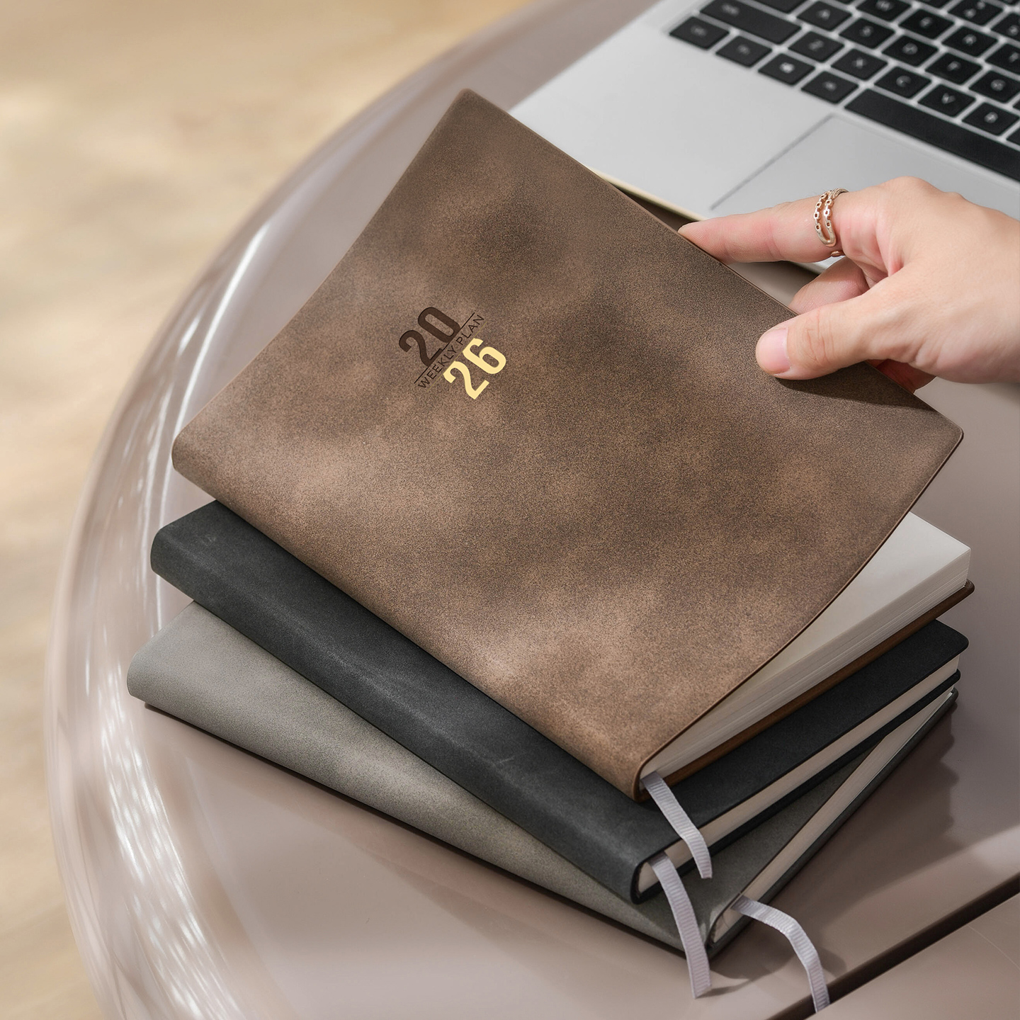 柔软羊巴皮2026年周计划本a5加厚