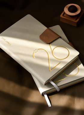 文创艺新款2026年日程本时间管理weekly周计划本精致高级复古日记本商务高颜值工作记事本礼盒定制可印logo