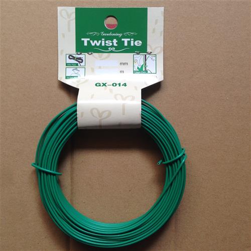 园艺包塑铁丝手工DIY花架造型爬藤粗铁扎丝扎线15米定型花艺包邮