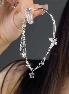 925纯银蝴蝶手链女款轻奢小众设计精致高级感闺蜜手镯2023年新款