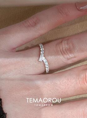 爆闪几何戒指女款轻奢高级感指环